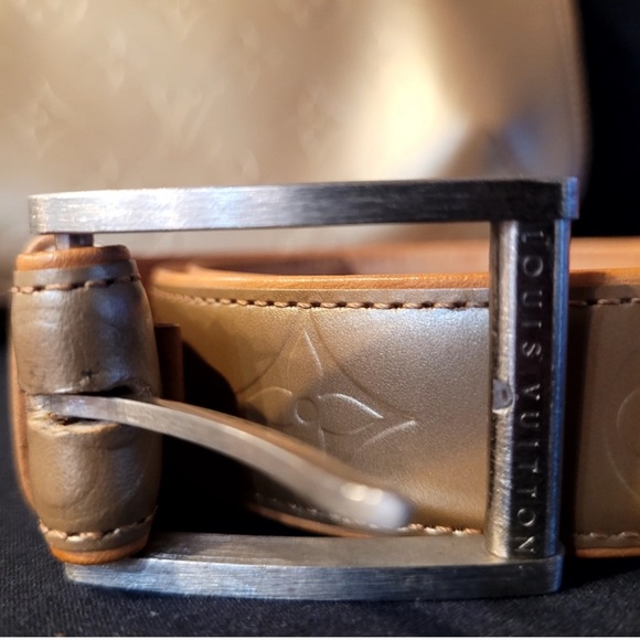 Louis Vuitton monogram belt | Mat Fowler patent leather - Picture 2 of 2